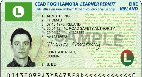 driving licence ireland