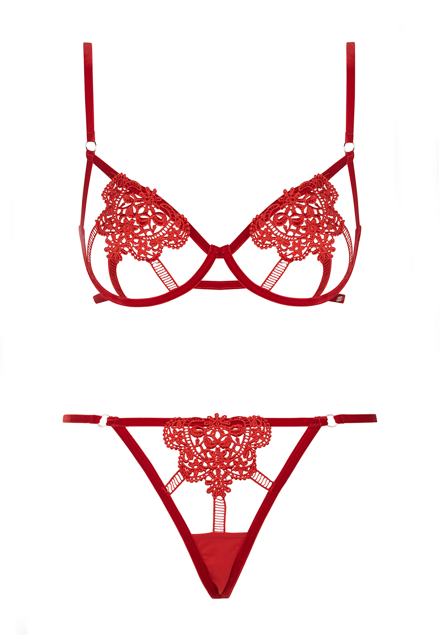 Embrace The Valentine's Day Cliché With These Red Lingerie Sets | Oye ...