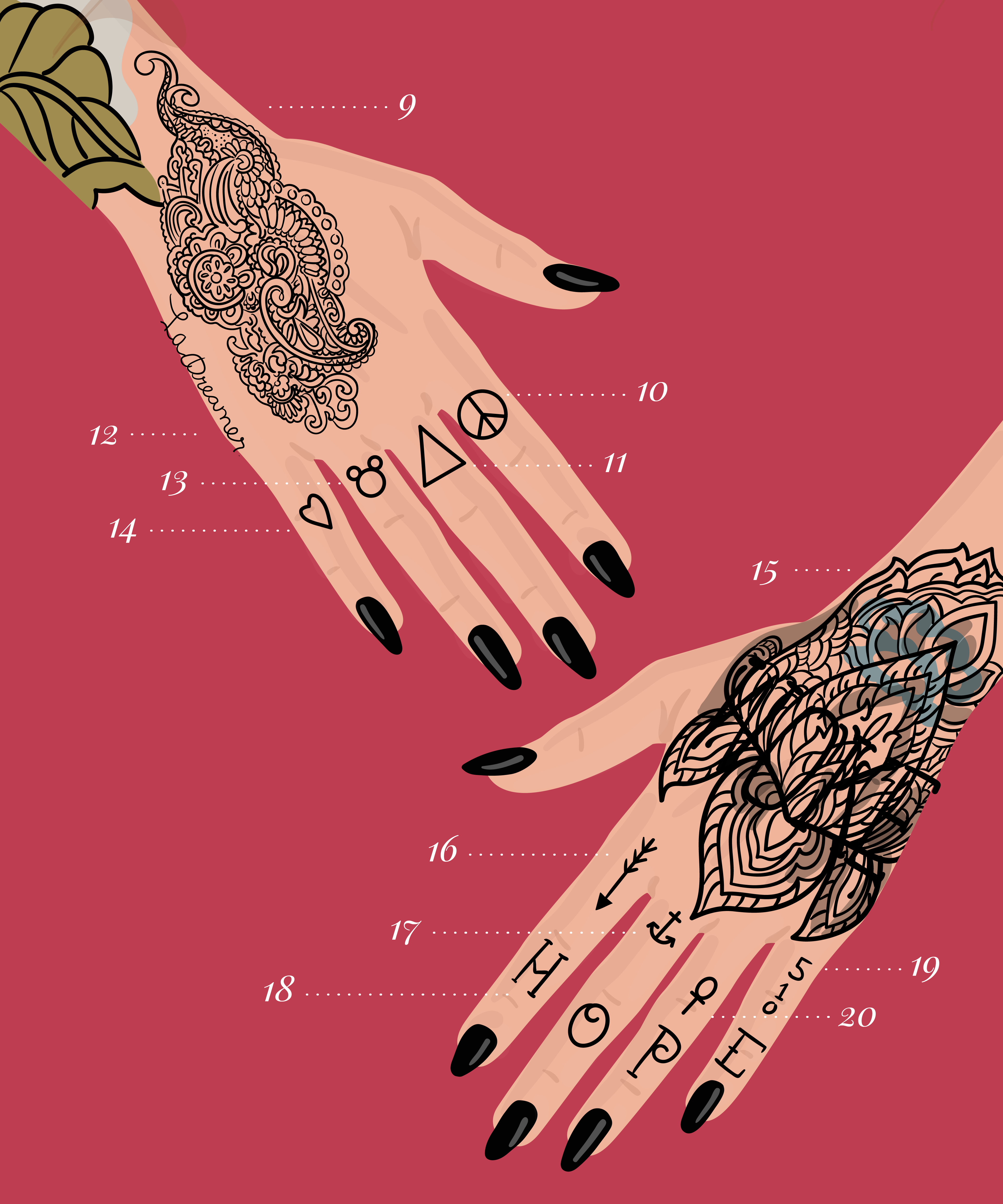 Hand kehlani tattoos