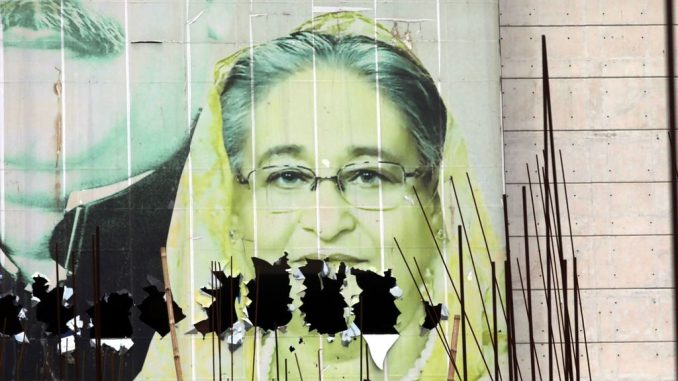 Prime Minister Hasina flees