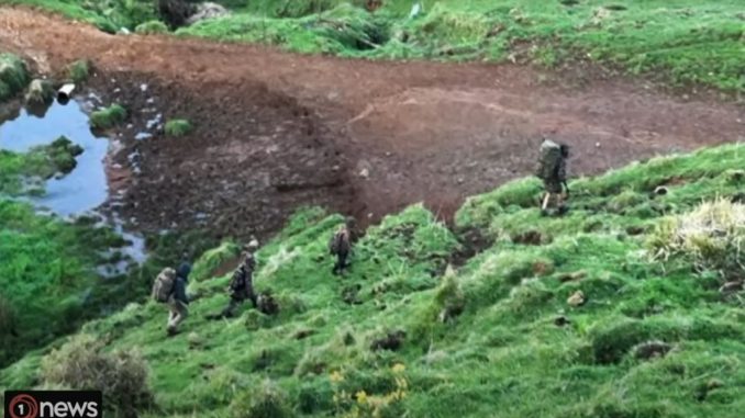 New Zealand father and children filmed